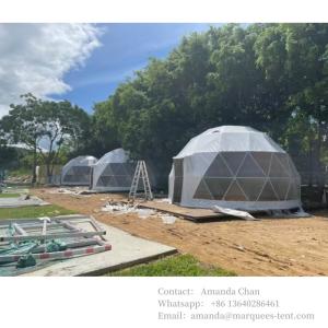 Quality Economical Customized Outdoor Hotel Luxury Dome House Glamping Round Dome Tent For Trade Show wholesale