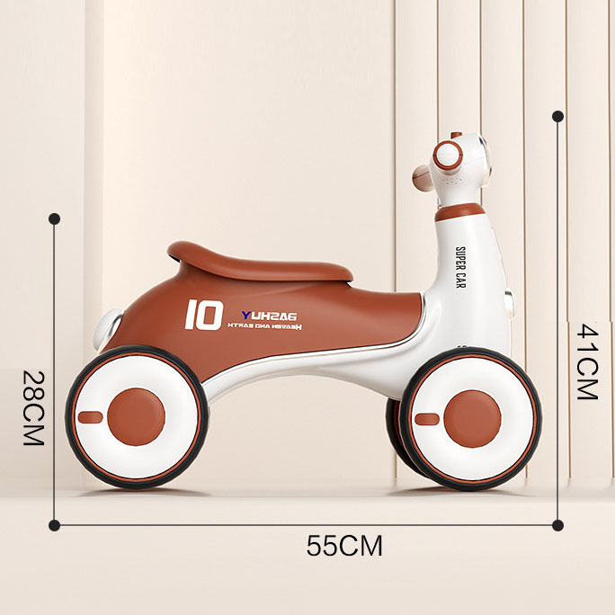 Basic Seat Type Children's Scooter Twisted Car Toy for 1-3 Year Old Baby Walking Aid