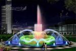 Urban Construction Floating Musical Fountain outdoor