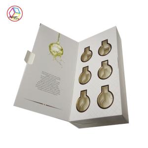 Quality Hot Stamping Ivory Board Cosmetic Gift Box With Customized Logo wholesale