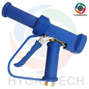 Quality Brass Extension Tube Nozzle Industrial Blue Washer Gun With Safety Loop Hot Water Use Wash Down Cleaning wholesale