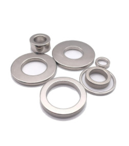 Uni Pole Radial Ring Magnets , Super Strong Ring Magnets ISO9001 Approved