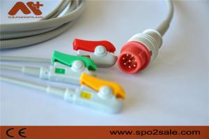 Quality Bionet BM3, BM3VET Compatible 3 Lead Direct-Connect ECG Cable wholesale