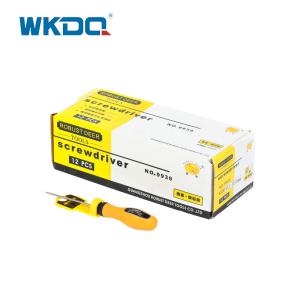 Quality Chrome Vanadium Steel Small Screws Slotted Screwdriver 2.5*75mm wholesale
