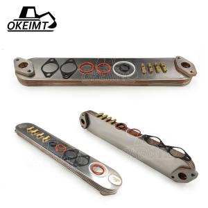 Quality 6HK1 Engine Oil Cooler 1-21723066-0 1217230660 121723-0660 For ZX330-3 JS330 SH300-3 wholesale