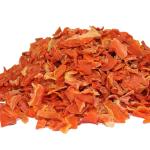 Dehydrated Orange Red Dried Carrot Chips Low Sugar