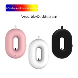 Quality 5V USB Portable Wearable Air Purifier RoHS Personal Air Cleaner Necklace wholesale