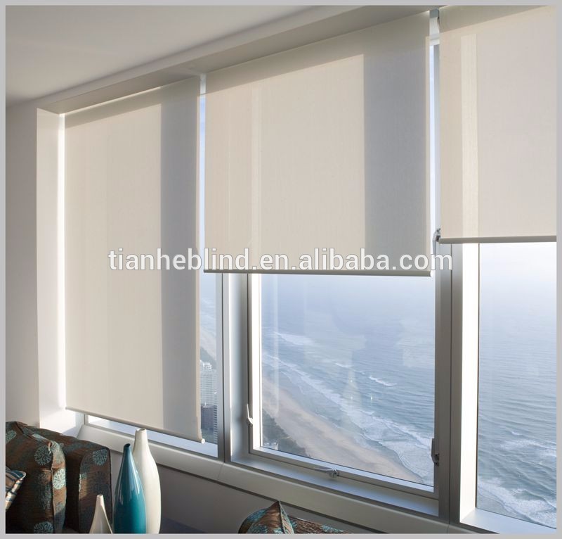 heat resistance sun shade electric roller blind fireproof waterproof roller blinds