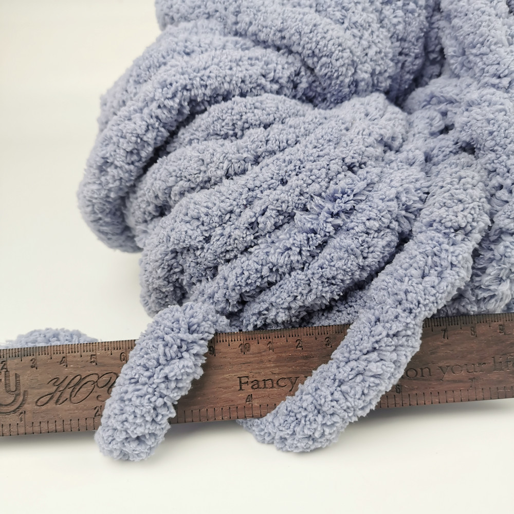 Chunky Hand Knitting Chenille Yarn Soft Loop 100% Polyester Blanket Big Crochet Yarn