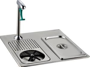 Quality Brass FDA Glass Filler Faucet With Glass Rinser And Ice Storage wholesale