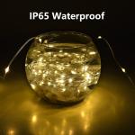 IP65 Waterproof 10M USB LED Leather Wire String Light Fairy Garland Christmas