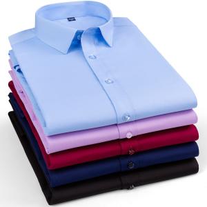 Quality Breathable Material Non-Iron Casual 100% Cotton Straight Cut Shirt Trouser for Men wholesale