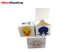 Color Printed Custom Product Boxes , White Cardboard Fold Paper Box For Baby