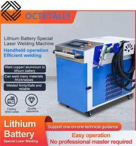 China Portable Pack Li Ion Battery Lithium Battery Laser Welding Machine For Prismatic Cell Batteries on sale
