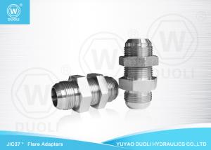 Quality Carbon Steel JIC 37 Degree Flare Fittings Hydraulic Bulkhead Fittings Connector wholesale