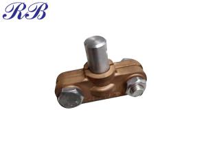 Quality Natural Copper Alloy Casting Fasteners And Fittings Ground Connector Clip CT7-CT8 wholesale