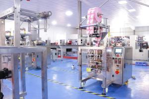 Quality Small Herbal Tea Packaging Machine 3 Sides Screw Powder Back Sealing wholesale