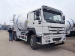 Diesel Power 25000kgs Used Howo Trucks , Used Concrete Cement Mixer Truck