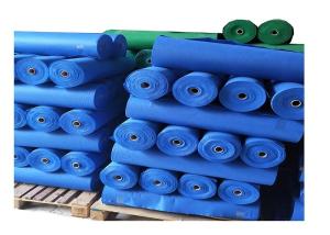 Quality Bright Luster Regenerated Polyester Fiber , Needle Punched Non Woven Fabric Roll wholesale