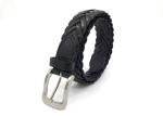 Custom Braided Woven Womens Genuine Leather Belt