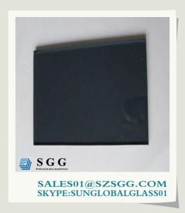 Quality dark gray tinted float glass wholesale