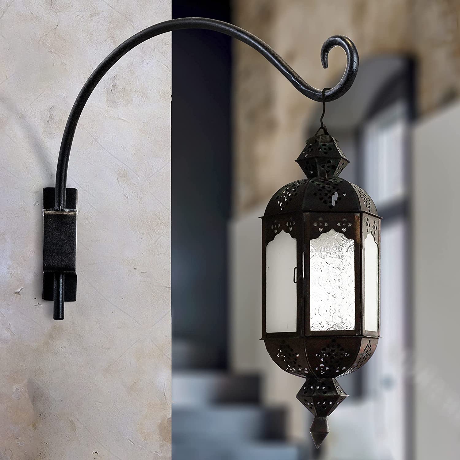 Upgrade Your Outdoor Decor with Wall Mounted Plant Hanging Hooks and 0.45kg Ornaments
