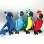Cute Parrot Stuffed Animals Cartoon Plush Toys For Party / Festival