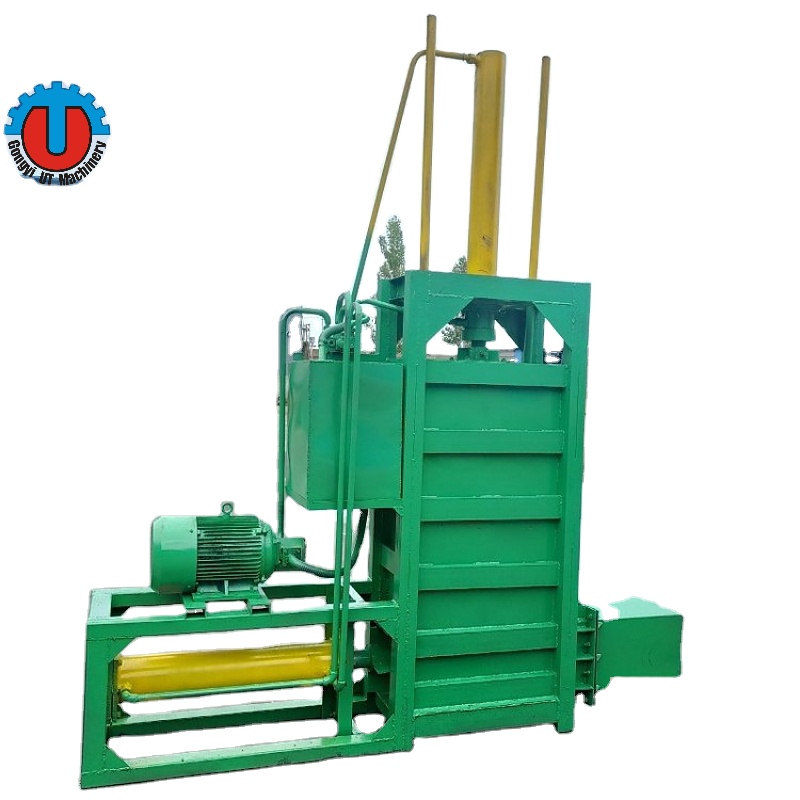 Carton Compress Baler Machine for Recycling Waste Paper Old Clothes