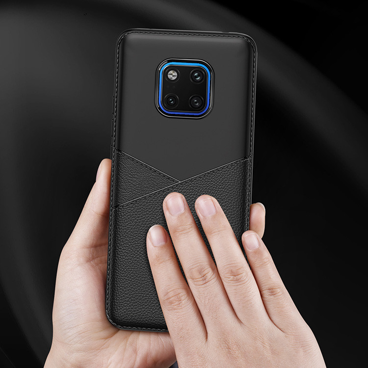Black Blue Brown Business PU+TPU Protective Case Back Cover for OPPO F9/F9 Pro A3S A5 Global Version A71