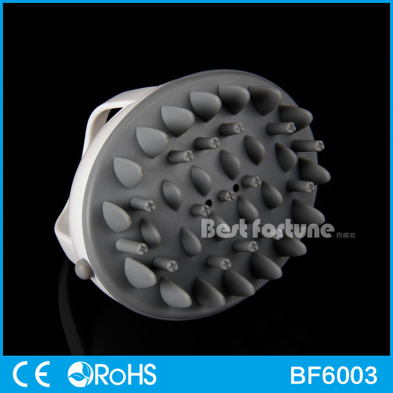 Handy Head Scalp Massaging Shampoo Brush , Spa Massager Scalp Exfoliation Brush