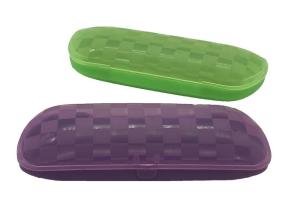 Quality Green Purple Glasses Packing Plastic Spectacle Case wholesale