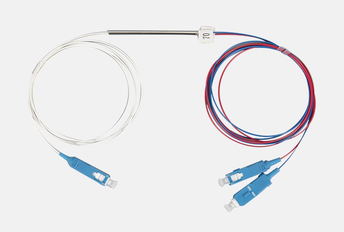 700 1 SC/APC 1×2 Mini Tube FBT Splitter / Single Mode Fiber Splitter