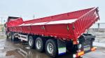 Side Wall Semi Trailer truck With Twist Locks 3 Axles Stake Cargo Trailer
