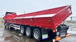 Quality Side Wall Semi Trailer truck With Twist Locks 3 Axles Stake Cargo Trailer wholesale