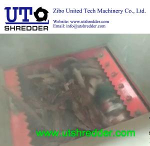 Quality waste wood board /wood box / wood furniture Shredding machine, single shaft shredder wholesale