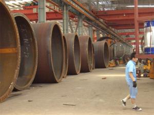Quality 40T 4200mm Welding Turning Rolls Automatic Centering Pipe Rotator wholesale