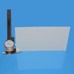 0.3mm Thick Metalized Ceramic Substrate Zirconia ZrO2 Diamond Polished