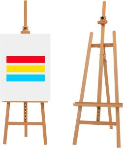 Quality Adjustable Height Painting Wooden Display Easel Stand For Artist Beginners Students wholesale