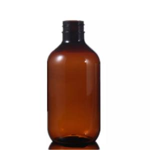 Quality Green Amber PET 300ml Cosmetic Packaging Plastic Bottle wholesale