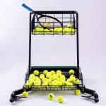 Customized Color Tennis Ball Collector Mower OEM Cart Basket Wheels
