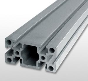 Quality Silver Industrial Aluminium Profile , Alloy 6061 T6 Aluminium Extrusion wholesale