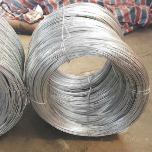 Quality BWG28 Galvanized Steel Wire Rod Electric Hot Dipped Zinc Aluminum Coating wholesale