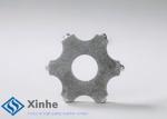 Tungsten Carbide Concrete Scarifier Cutters , 6 Tipped TCT Replacement Flails