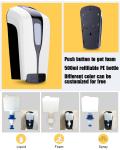 factory direct sale 500ml hotel manual shampoo dispenser/ABS plastic hand liquid