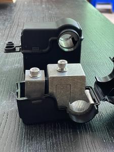 Quality WEIYU Aluminum CNC Precision Machining Parts Wire Clamp 0.05mm ISO2768FH wholesale