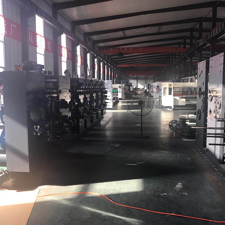 Carton Corrugated Board Production Line , Prefold Automatic Folder Gluer Machine