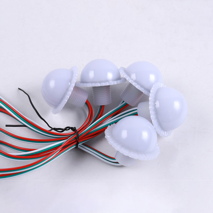 Led Amusement Light For Fairground Amusement 12V 2W RGB Led Light Led Pixel Light Cabochon