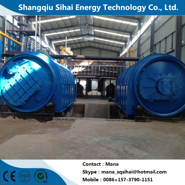 Waste Plastic Pyrolysis Machine with High Oil Output and User-friendly Control Panel