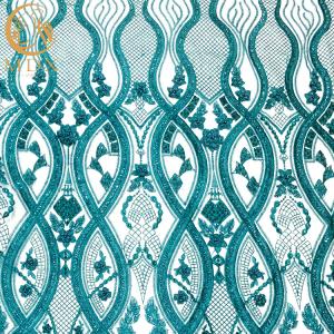 Quality Special Pattern 3D Embroidery Lace Fabric Handmade For Fashion Dress wholesale
