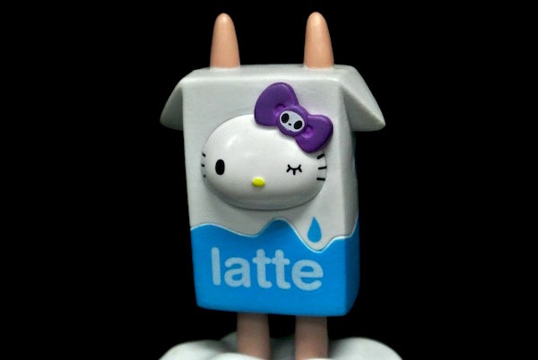 Milk Box Hello Kitty Figures , Kids Plastic Toys Customized Size / Color